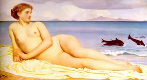 Actaea The Nymph Of The Shore — Sir Frederic Lord Leighton