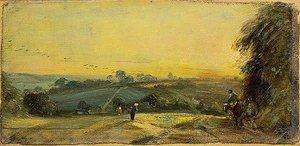 Autumn Sunset — John Constable