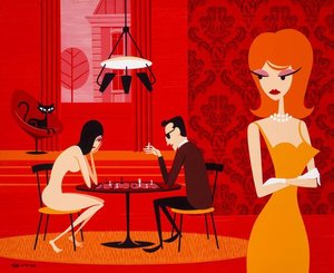 Le Jeud Echec — Josh Agle (shag)