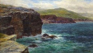 Cliffs Of Noss, Shetland — Louis Bosworth Hurt