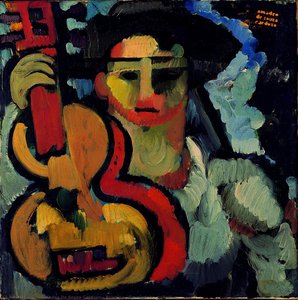 Painting - Cavaquinho guitar