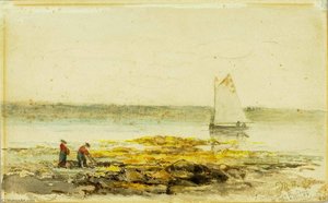 Morning On The Shore — Edward Mitchell Bannister, Tonalism