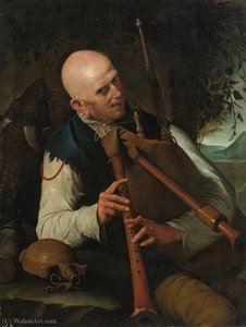 A Bagpiper by Pietro Paolini
