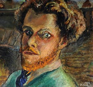 Self Portrait With A Beard, Aged 29, At Porthallow — Francis Ferdinand Maurice Cook