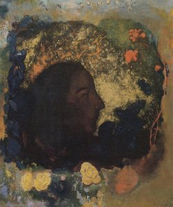 Black Profile (aka Gauguin) — Odilon Redon