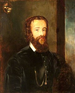 Edward Heneage Dering (1826–1892), Half Length, by a Window