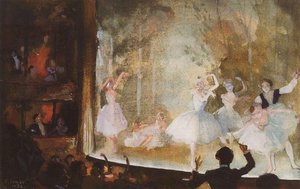 Russian Ballet. Champs-elysees. Sylph — Konstantin Andreevic Somov