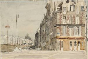 Near The Pont D'arcole, Paris — David Cox