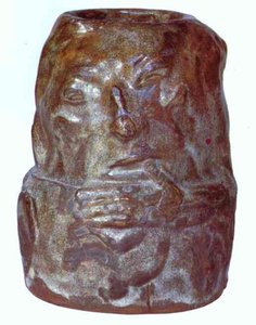 Ceramic Vase With A Caricature Self-portrait — Eugène Henri Paul Gauguin