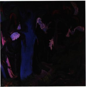 The Blue Tree — Ernst Ludwig Kirchner, German Expressionism