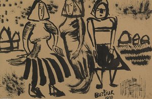 Three Woman — David Davidovich Burliuk