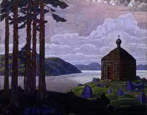 Landscape With Chapel — Nicholas Roerich