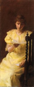 Lady In Yellow — Charles Courtney Curran