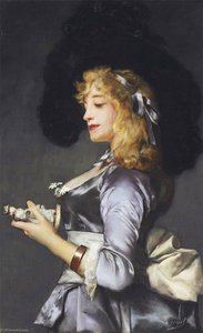 Lady with a Figurine