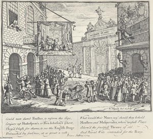 Lame Theater — William Hogarth, Rococo Style