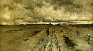 Road Scene, Cincinnati — John Henry Twachtman, American Impressionism