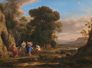 The Judgement Of Paris — Claude Lorrain (claude Gellée)