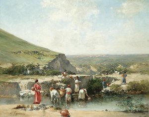 Fetching water
