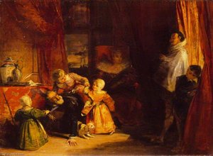 Henri Iv And The Spanish Ambassador — Richard Parkes Bonington, Romantic Landscape