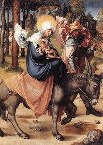 The Seven Sorrows Of The Virgin: The Flight Into Egypt — Albrecht Dürer