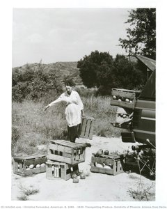 1930, Transporting Produce, Outskirts Of Phoenix, Arizona From Maria — Christina Fernandez (american, B. 1965), Documentary Photography