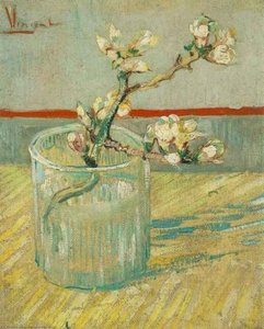 Blossoming Almond Branch In A Glass — Vincent Willem Van Gogh