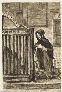 La Marchande De Cierges — Édouard Manet