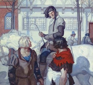 The Gentleman, Young And Fair And Good To Look Upon, Took In The Situation At A Glance — N.c. Wyeth