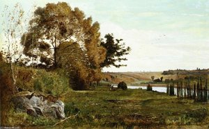 An Autumn Morning — Paul Camille Guigou