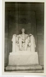 Lincoln Statue At Lincoln Memorial — Phyllis Logan, Contemporary Realism