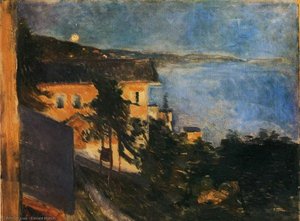 Moonlight Over Oslo Fjord — Edvard Munch, Symbolic Expression