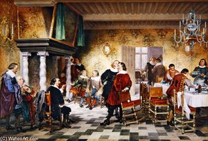 A Convivial Meeting Of The Brewer's Corporation — Louis Haghe