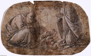 Adoration Of The Child — Sandro Botticelli