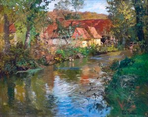 La rivière à Manéhouville (près de Dieppe)