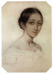 Portrait Of A Girl — Alexei Venetsianov, Contemporary Realism