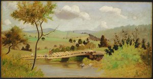 Adirondacks: Bridge For Fishing — Louis Michel Eilshemius