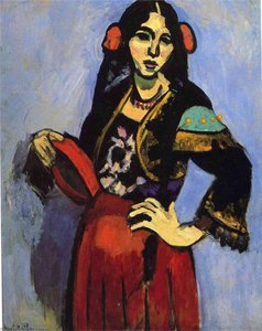 Spanish Woman With A Tamborine — Henri Matisse, Fauvism