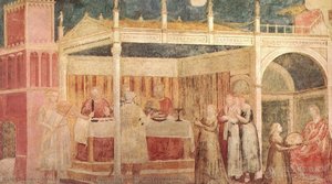 Life Of St John The Baptist - [03] - Feast Of Herod — Giotto Di Bondone, Proto-renaissance