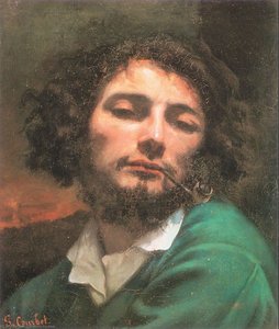 Self Portrait Man With A Pipe — Gustave Courbet