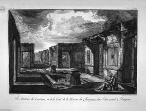 Split Of The House Aforesaid — Giovanni Battista Piranesi