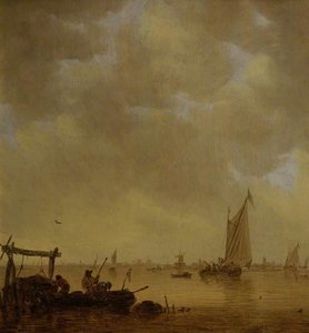 An Estuary — Jan Josephszoon Van Goyen, Dutch Golden Age