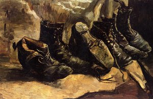 Three Pair Of Shoes — Vincent Willem Van Gogh
