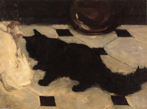 Green's Cat — John French Sloan
