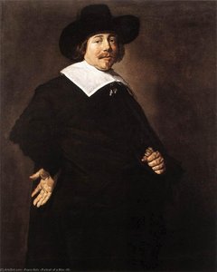 Portrait Of A Man (15) — Frans Hals I, Dutch Golden Age
