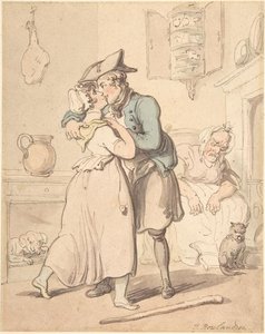 The Sailor's Return From Active Service — Thomas Rowlandson