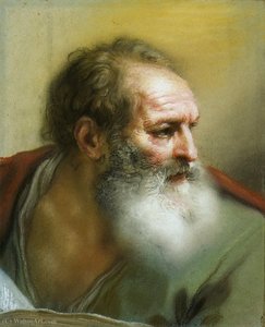 The Head Of An Apostle — Benedetto Luti, Baroque
