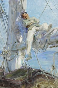 Sleeping Sailor — Henry Scott Tuke