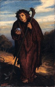 The Poet Bears The Sorrows Of The World — Elihu Vedder