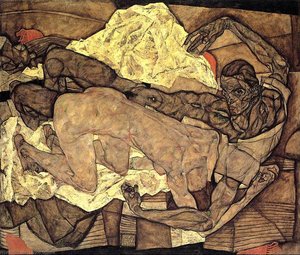 Lovers: Man And Woman I — Egon Schiele