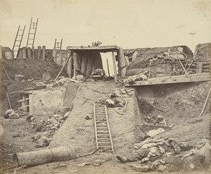 Interior Of The Angle Of North Fort — Felice Beato